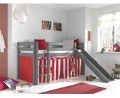 Halfhoogslaper Charlotte met Circus speeltent - Grijs