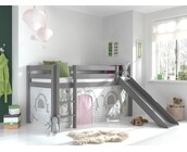 Halfhoogslaper Charlotte met Birdy speeltent - Grijs