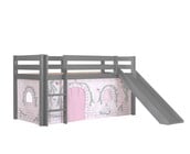 Halfhoogslaper Charlotte met Birdy speeltent - Grijs