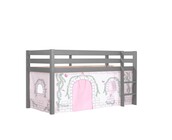 Halfhoogslaper Charlotte met Birdy speeltent - Grijs