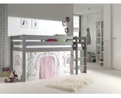 Halfhoogslaper Charlotte met Birdy speeltent - Grijs