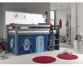 Halfhoogslaper Charlotte met Astro speeltent - Grijs