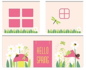 Halfhoogslaper Charlotte met Spring speeltent - Grijs