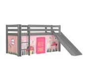 Halfhoogslaper Charlotte met Spring speeltent - Grijs