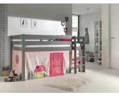 Halfhoogslaper Charlotte met Spring speeltent - Grijs