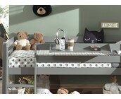 Halfhoogslaper Charlotte met Spring speeltent - Grijs