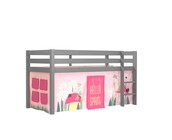 Halfhoogslaper Charlotte met Spring speeltent - Grijs