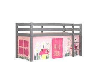 Halfhoogslaper Charlotte met Spring speeltent - Grijs