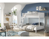 3 persoons stapelbed Scott - Wit - 140x200