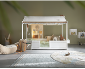4-in-1 Kinderbed met dakconstructie