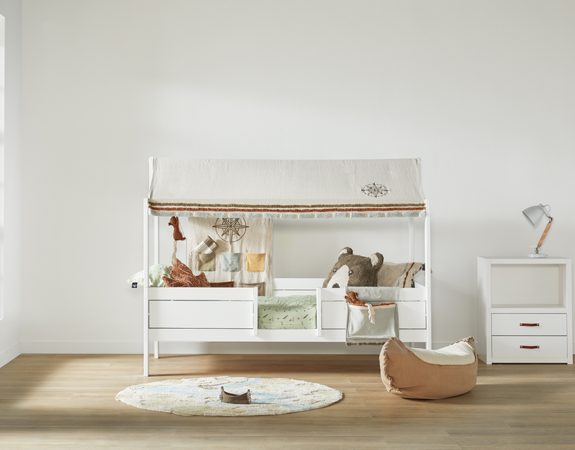 4-in-1 Kinderbed met dakconstructie