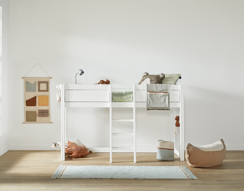 4-in-1 Kinderbed met dakconstructie