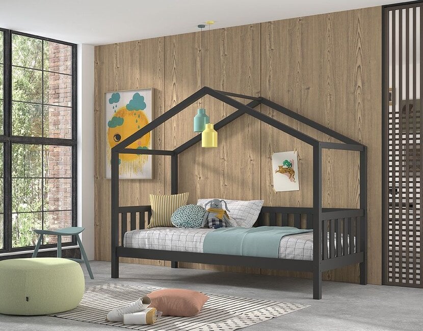 Bedbank Dallas - Antraciet - 90x200