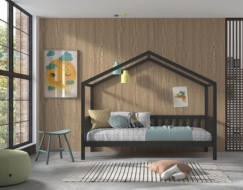 Bedbank Dallas - Antraciet - 90x200