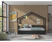 Bedbank Dallas - Antraciet - 90x200
