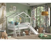 Halfhoogslaper Dallas - 90x200 met glijbaan (variant 2)