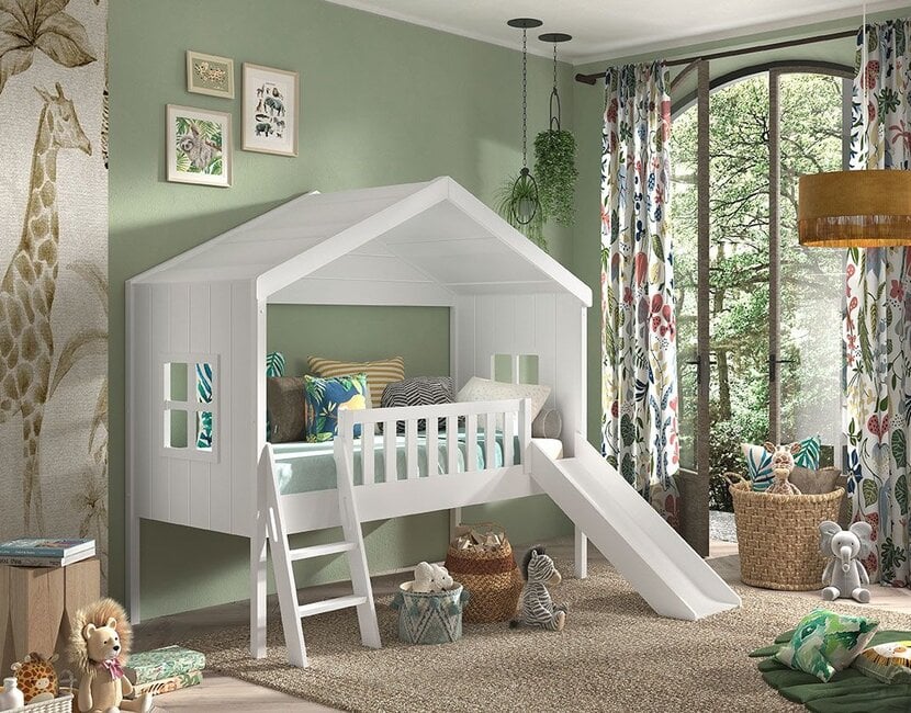 Halfhoogslaper Dallas - 90x200 met glijbaan (variant 2)