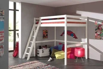 Hoogslaper Wit PINO  - 140x200cm