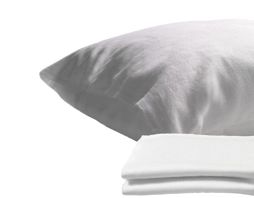 Molton kussenslopen (60x70 cm) (set van 2)