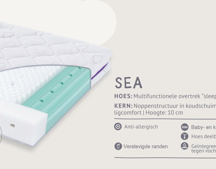 Babymatras Sea 70x140cm