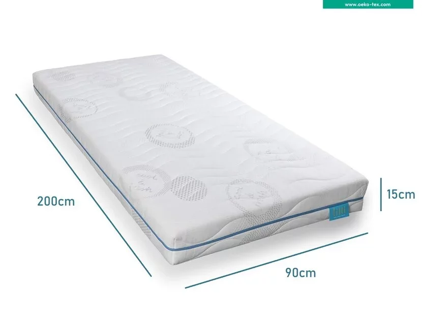 Kindermatras 90x200 Lilli Cooltouch - dikte 15cm