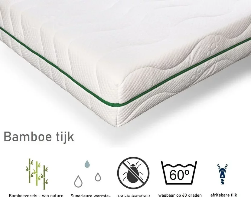 Kindermatras 90x200 Lilli Bamboe - dikte 18cm