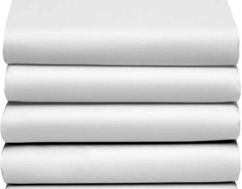 Hoeslaken Lilli Kids  - eenpersoonsmaat - 100% Katoen - wit