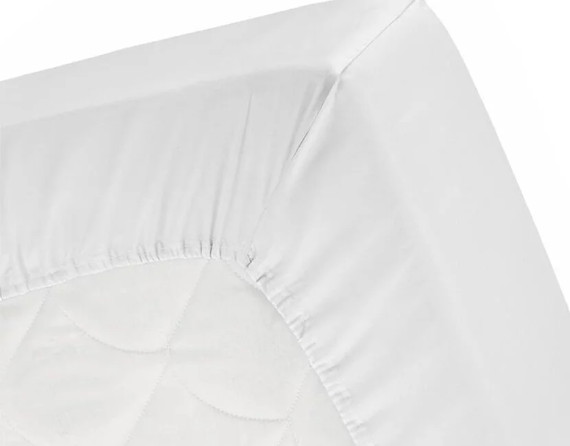 Hoeslaken Lilli Kids  - eenpersoonsmaat - 100% Katoen - wit