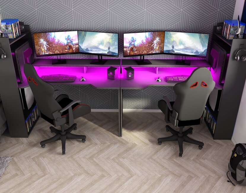 Gamer bureau Z- Antraciet