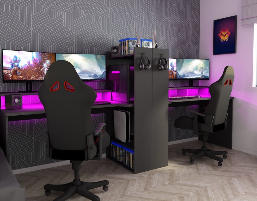 Gamer bureau Z- Antraciet