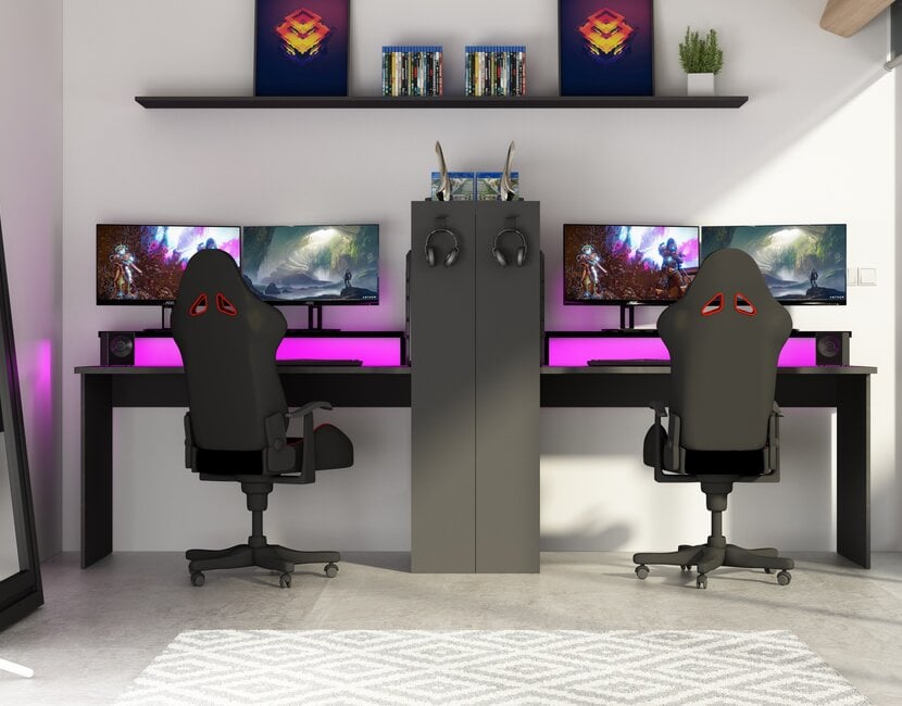 Gamer bureau Z- Antraciet