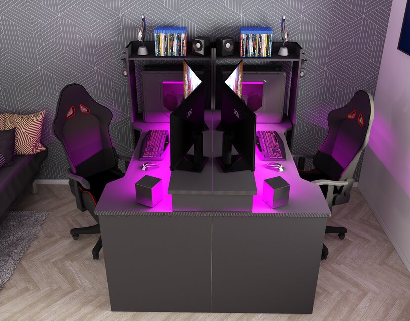 Gamer bureau Z- Antraciet