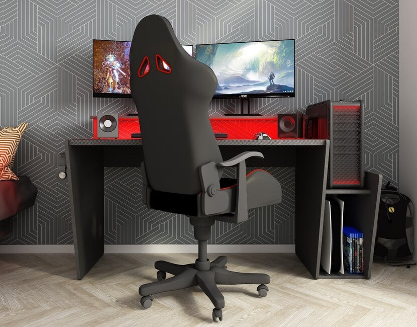 Gamer bureau Y- Antraciet