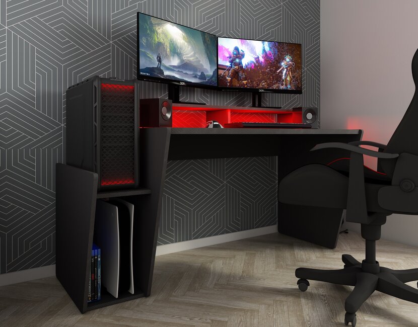 Gamer bureau Y- Antraciet