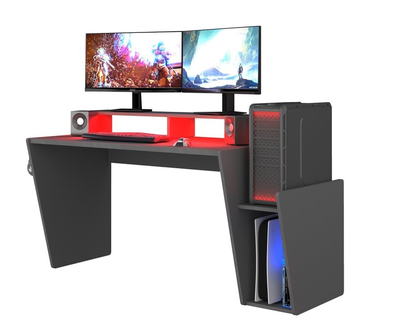 Gamer bureau Y- Antraciet