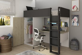 Hoogslaper Flow Antraciet