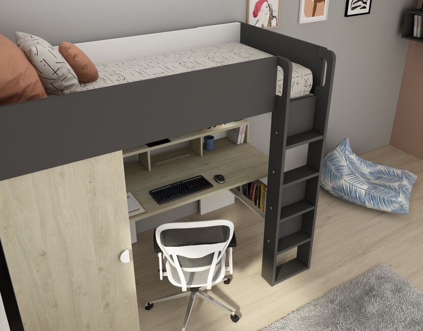 Hoogslaper Flow Antraciet