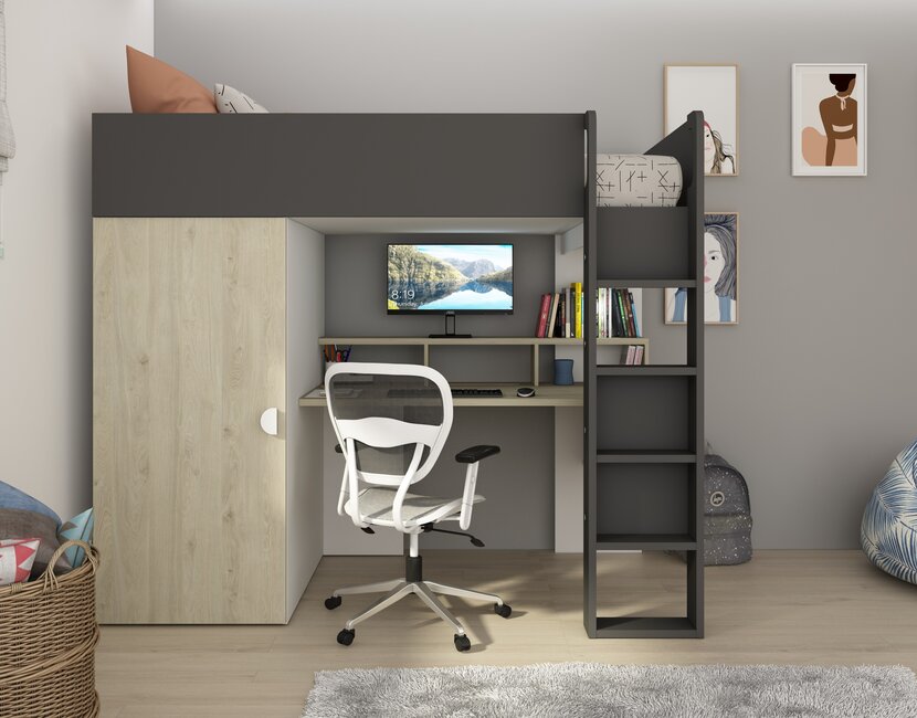 Hoogslaper Flow Antraciet