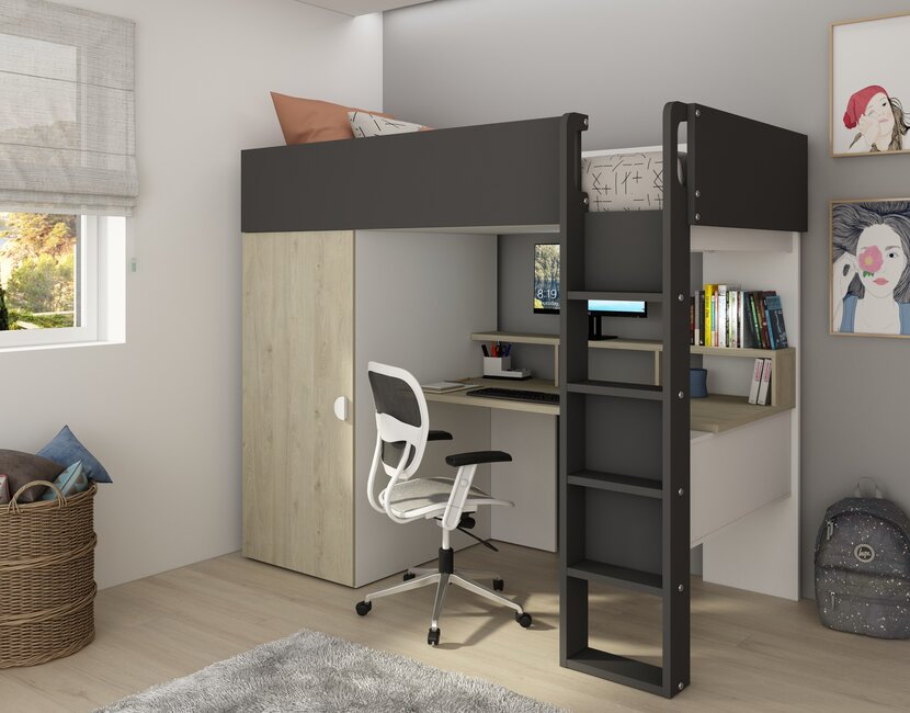 Hoogslaper Flow Antraciet