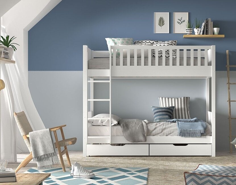 Stapelbed Scott - Wit - 90x200