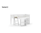 Halfhoogslaper Scott 90x200 - Wit - Variant 1