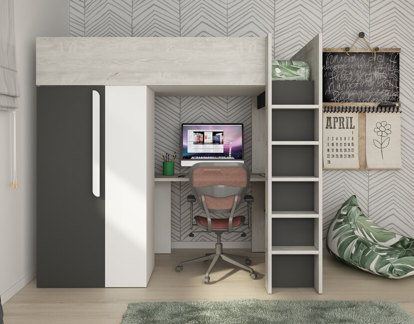 Hoogslaper Studio Antraciet