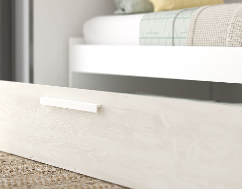 Kinderbed Artik - Grijs eiken met wit