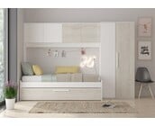 Kinderbed Artik - Grijs eiken met wit