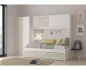 Kinderbed Artik - Grijs eiken met wit