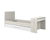 Kinderbed Shipley - Grijs eiken met wit