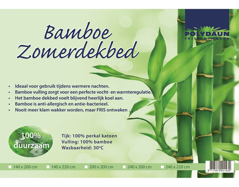 Zomerdekbed Bamboe