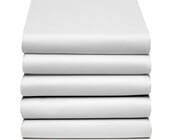 Hoeslaken Lilli Kids  - 70x160 / 80x160 - 100% Katoen - wit