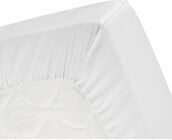 Hoeslaken Lilli Kids  - 70x160 / 80x160 - 100% Katoen - wit