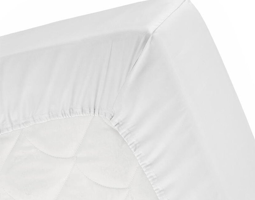 Hoeslaken Lilli Kids  - 70x160 / 80x160 - 100% Katoen - wit